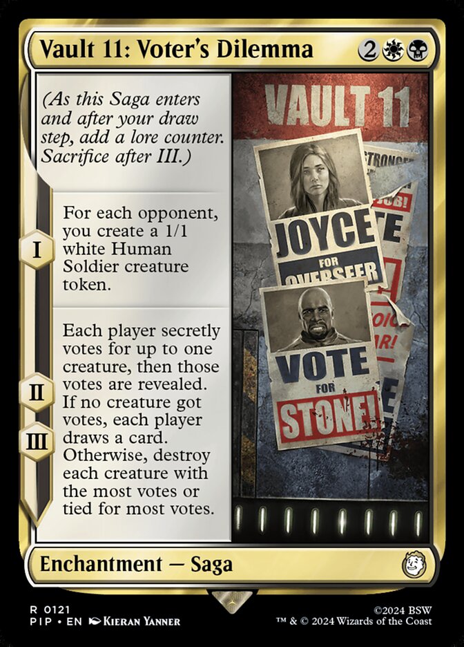 Vault 11: Voter's Dilemma 121 (Universes Beyond: Fallout)  | Good Games North