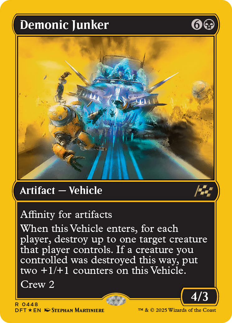 Demonic Junker (First-Place Foil) [Aetherdrift] | Good Games North