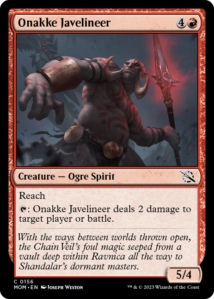 Onakke Javelineer [March of the Machine] | Good Games North