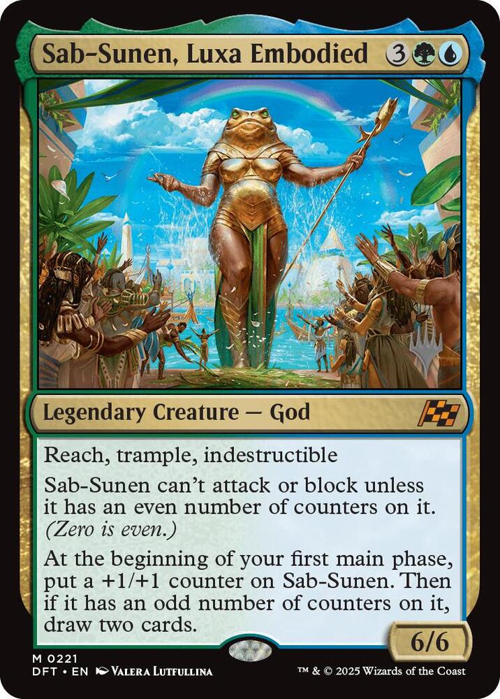 Sab Sunen Luxa Embodied 221 (Promo Pack: Aetherdrift)  - Foil | Good Games North