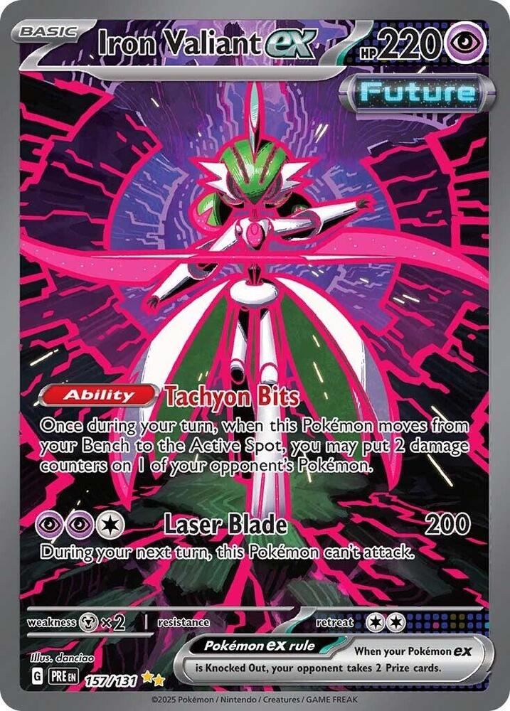 Iron Valiant ex (157/131) [Scarlet & Violet: Prismatic Evolutions] | Good Games North