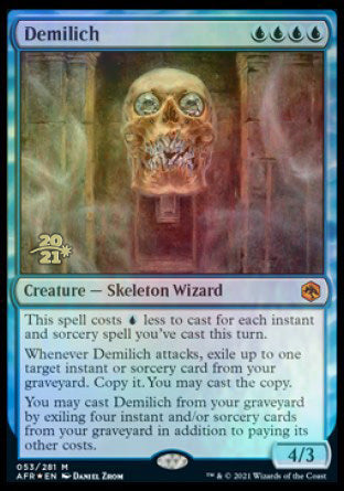 Demilich [Dungeons & Dragons: Adventures in the Forgotten Realms Prerelease Promos] | Good Games North