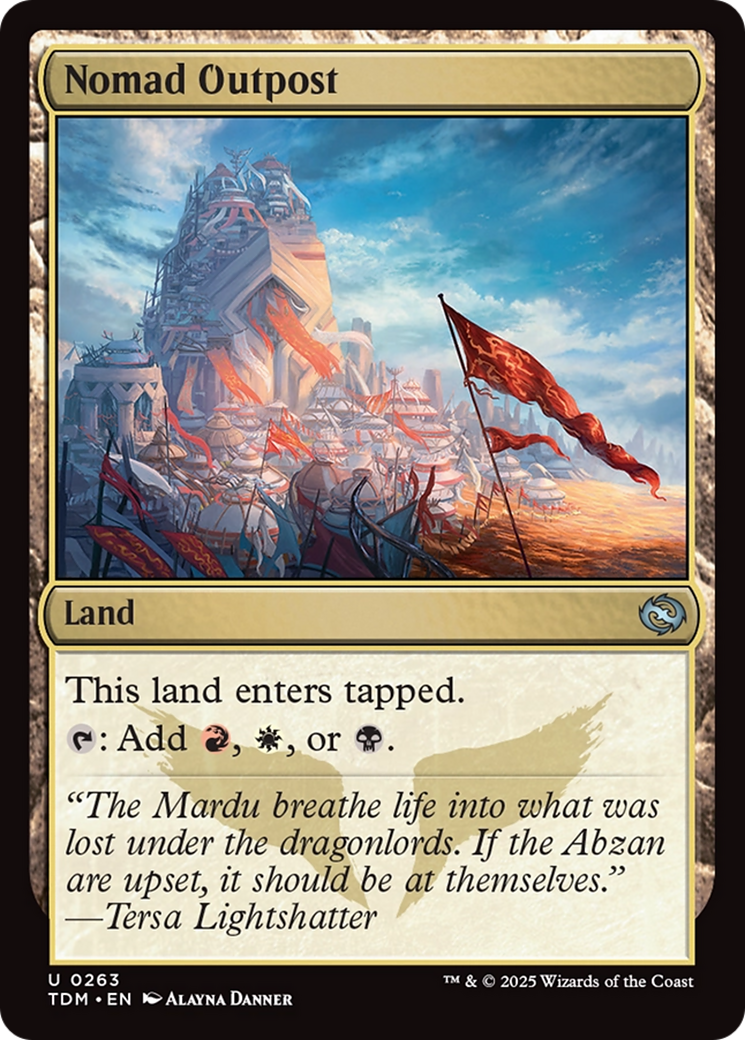 Nomad Outpost [Tarkir: Dragonstorm] | Good Games North