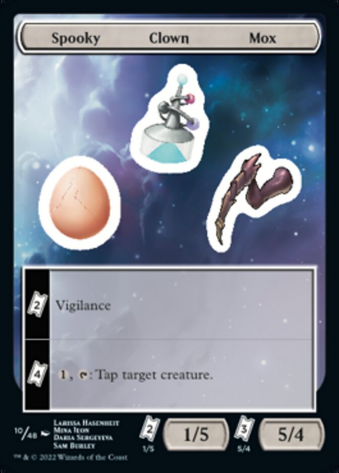 Spooky Clown Mox [Unfinity Stickers] | Good Games North