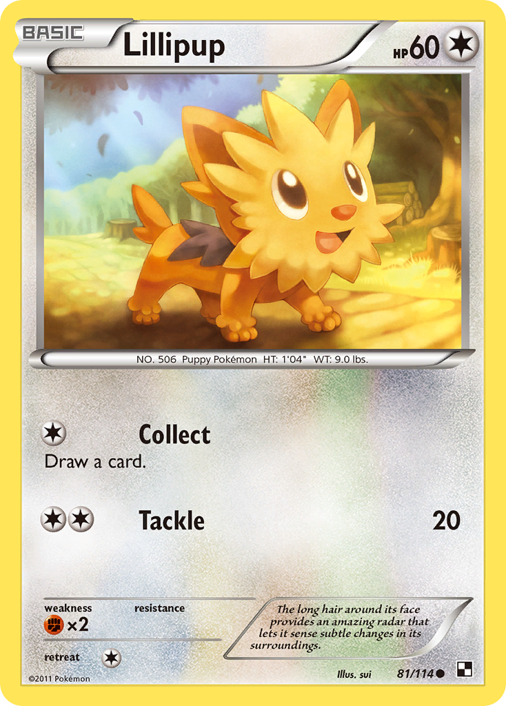 Lillipup (81/114) [Black & White: Base Set] | Good Games North