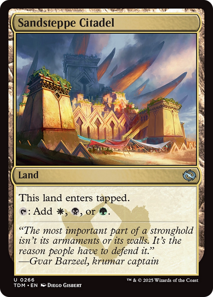 Sandsteppe Citadel [Tarkir: Dragonstorm] | Good Games North