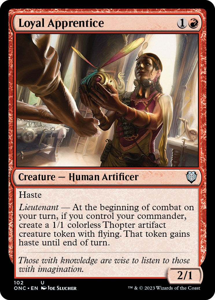 Loyal Apprentice [Phyrexia: All Will Be One Commander] | Good Games North
