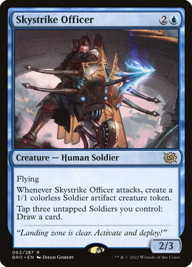 Skystrike Officer (The Brothers' War)  - Foil | Good Games North