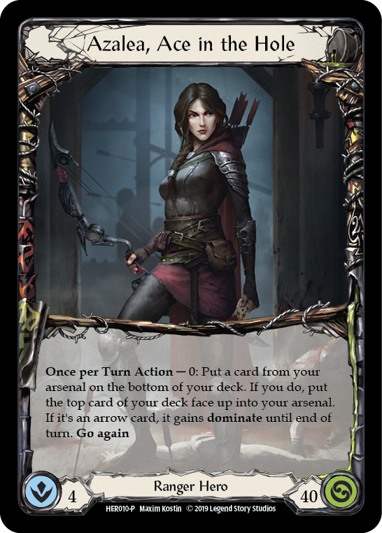 Azalea, Ace in the Hole [HER010-P] (Promo)  1st Edition Cold Foil | Good Games North