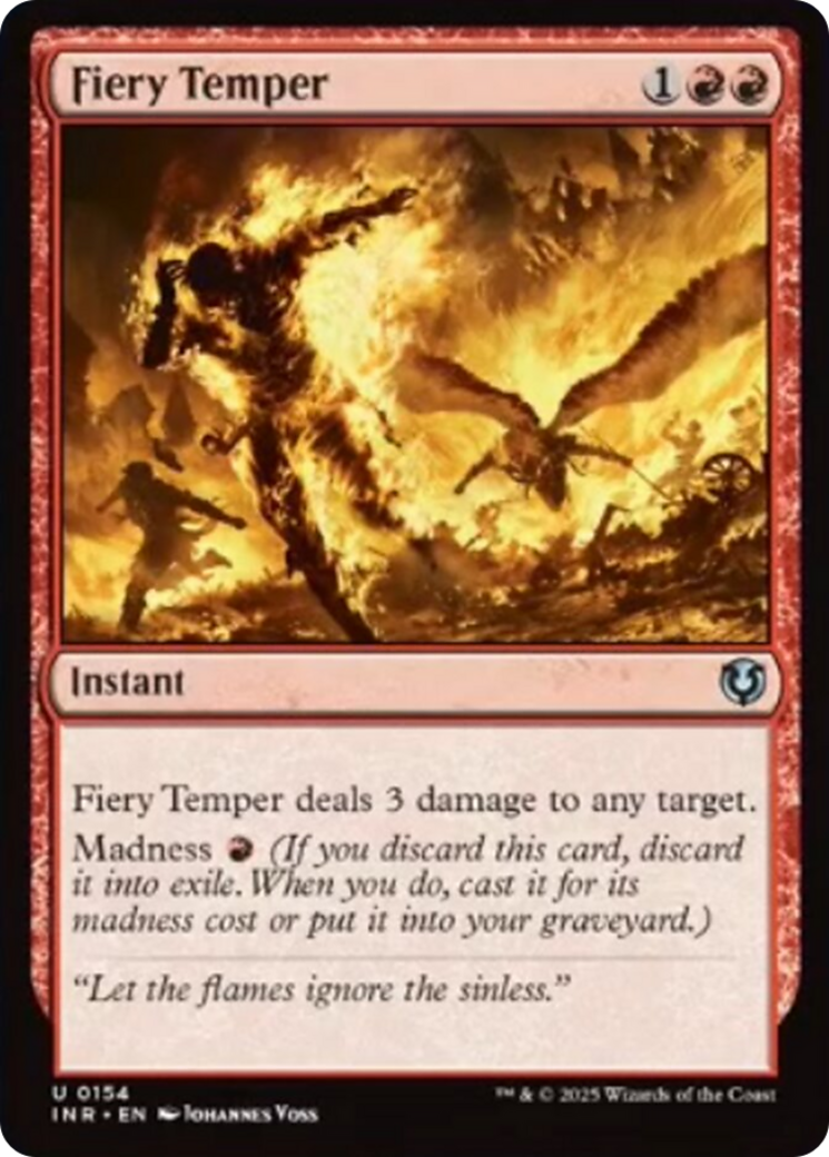 Fiery Temper [Innistrad Remastered] | Good Games North