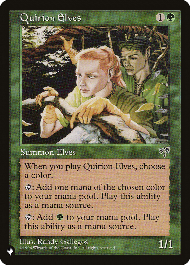Quirion Elves [The List] | Good Games North