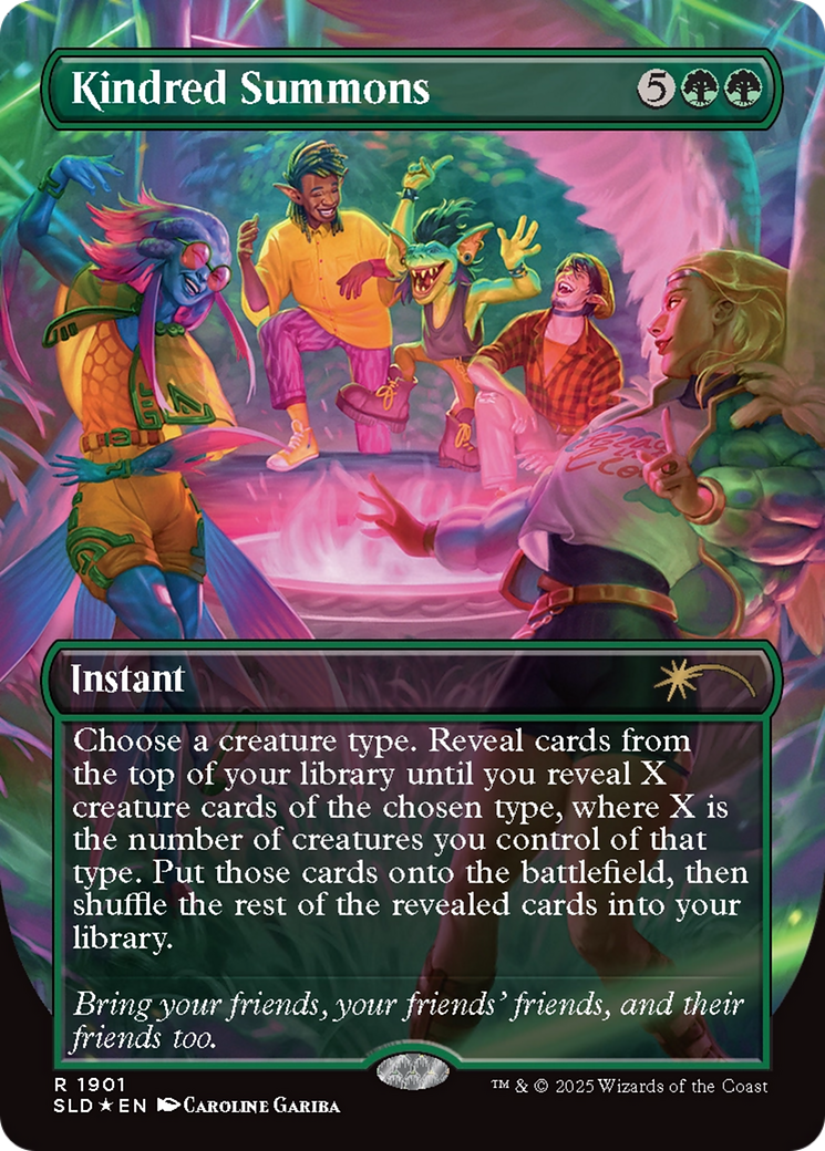 Kindred Summons (Double Rainbow Foil) [Secret Lair Drop Series] | Good Games North