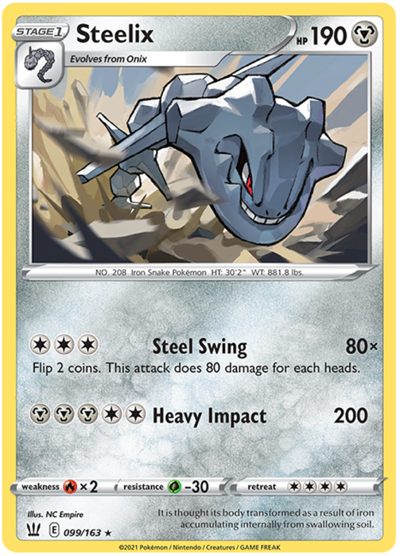 Steelix (099/163) [Sword & Shield: Battle Styles] | Good Games North