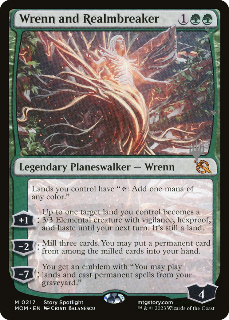 Wrenn and Realmbreaker (Promo Pack) [March of the Machine Promos] | Good Games North