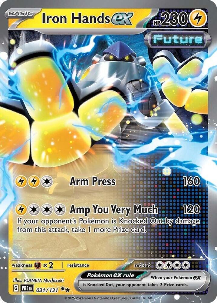 Iron Hands ex (031/131) [Scarlet & Violet: Prismatic Evolutions] | Good Games North