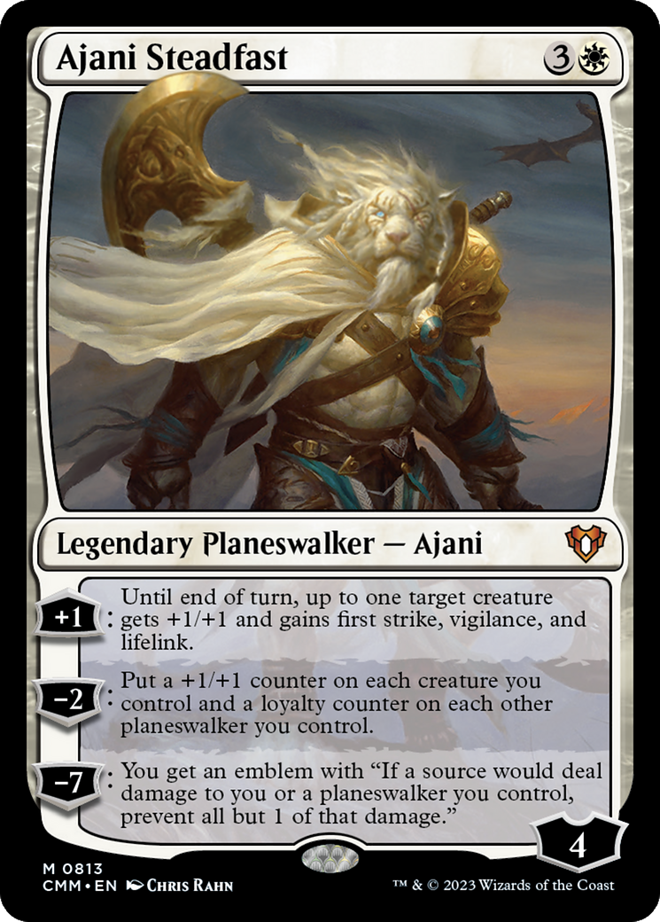 Ajani Steadfast [Commander Masters] | Good Games North
