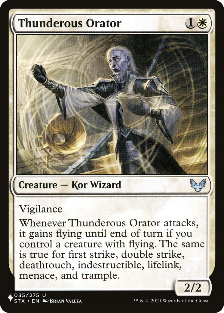 Thunderous Orator [The List] | Good Games North