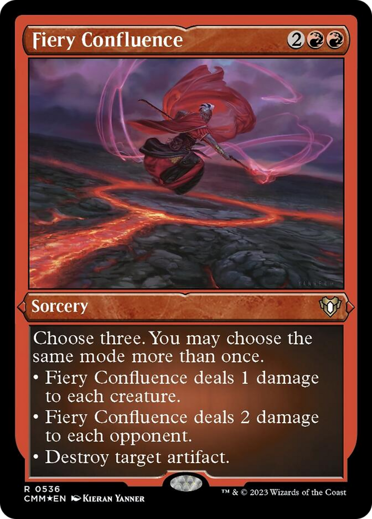 Fiery Confluence (Foil Etched) [Commander Masters] | Good Games North