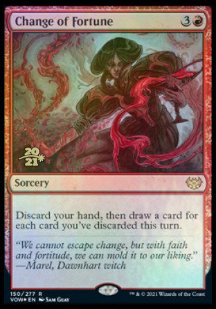 Change of Fortune [Innistrad: Crimson Vow Prerelease Promos] | Good Games North