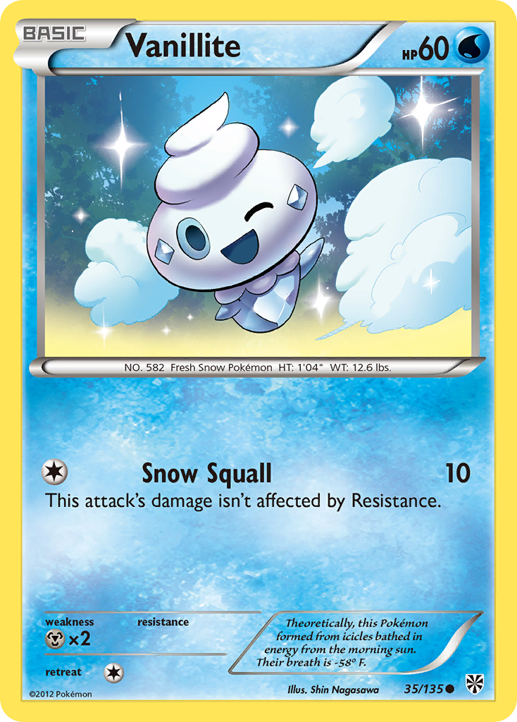 Vanillite (35/135) [Black & White: Plasma Storm] | Good Games North