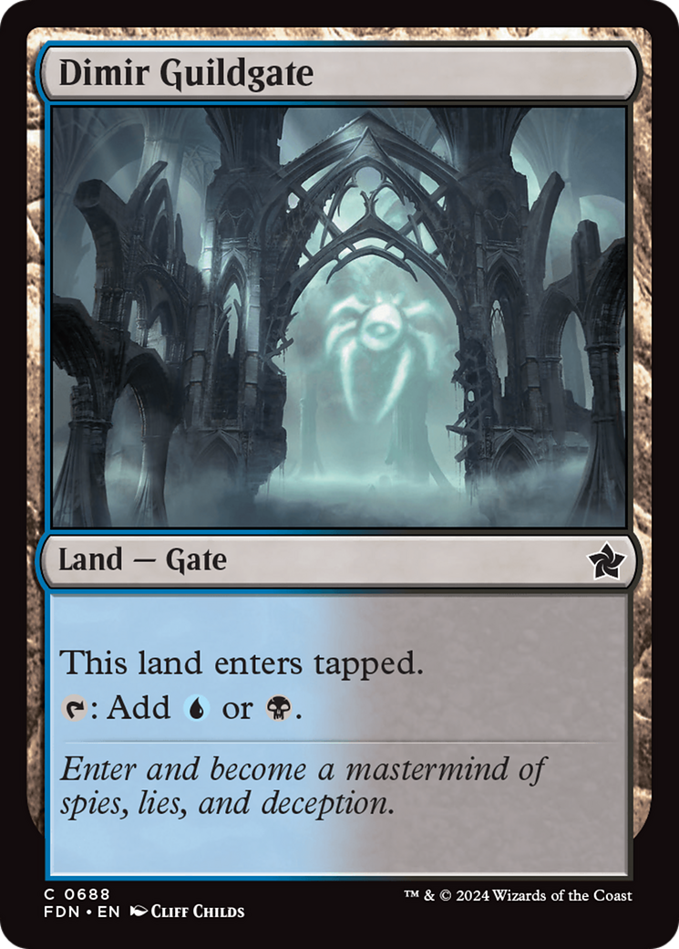 Dimir Guildgate [Foundations] | Good Games North