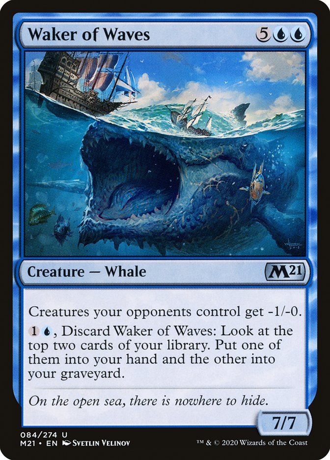 Waker of Waves (Core Set 2021)  - Foil | Good Games North