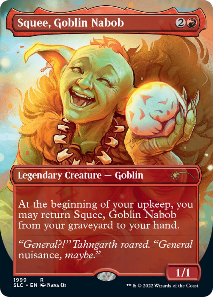 Squee, Goblin Nabob 1999/84 (Secret Lair: 30th Anniversary Countdown Kit)  - Borderless Foil | Good Games North