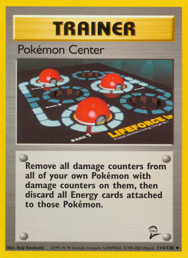 Pokemon Center (114/130) [Base Set 2] | Good Games North