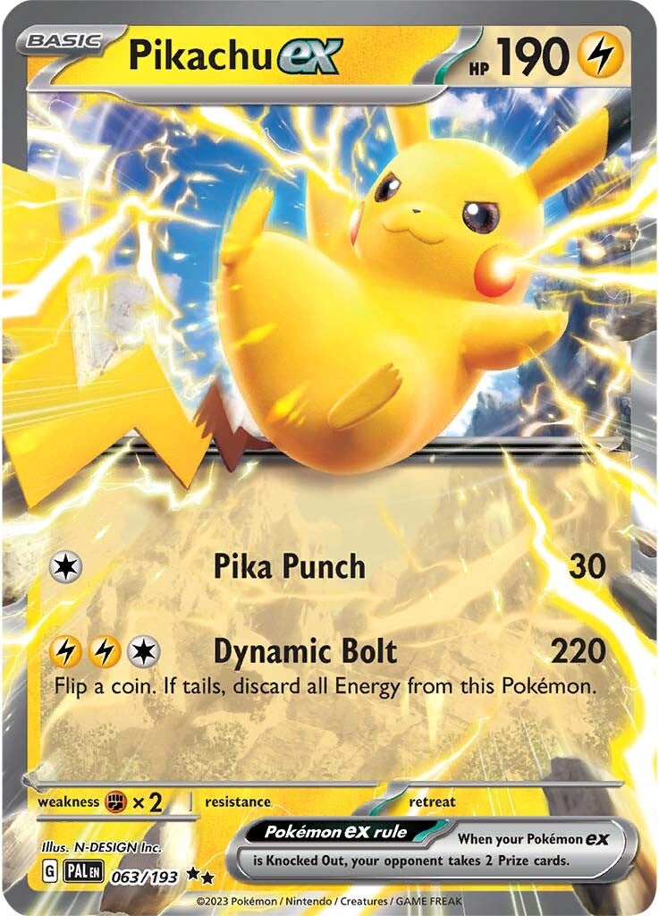 Pikachu ex (063/193) [Scarlet & Violet: Paldea Evolved] | Good Games North