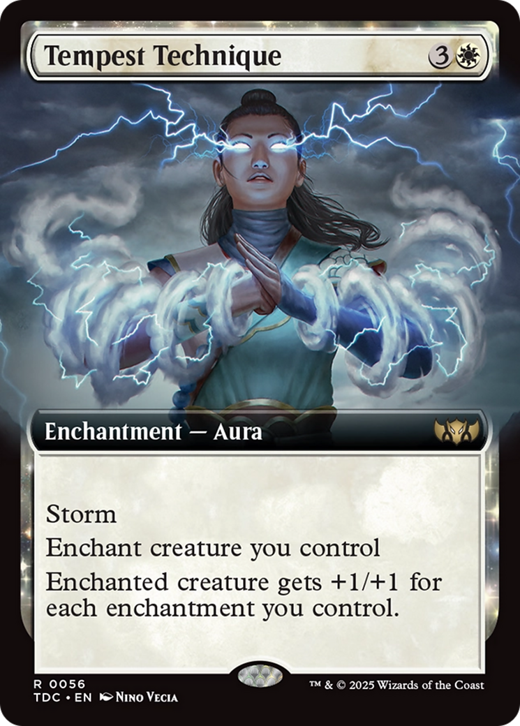 Tempest Technique (Extended Art) [Tarkir: Dragonstorm Commander] | Good Games North