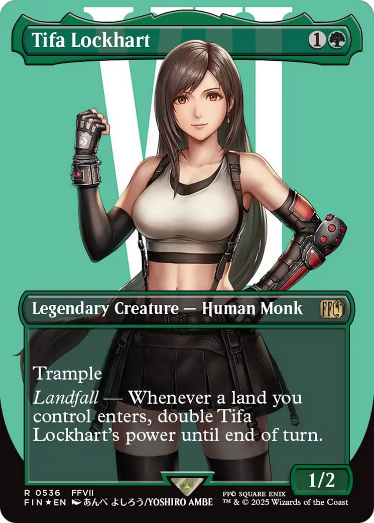 Tifa Lockhart (Borderless) (Surge Foil) [FINAL FANTASY] | Good Games North