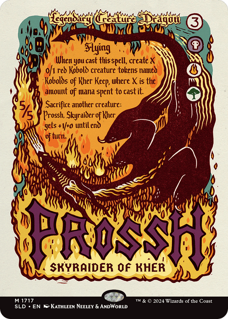 Prossh, Skyraider of Kher (Rainbow Foil) [Secret Lair Drop Series] | Good Games North