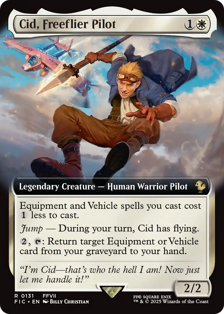 Cid, Freeflier Pilot (Extended Art) [FINAL FANTASY Commander] | Good Games North