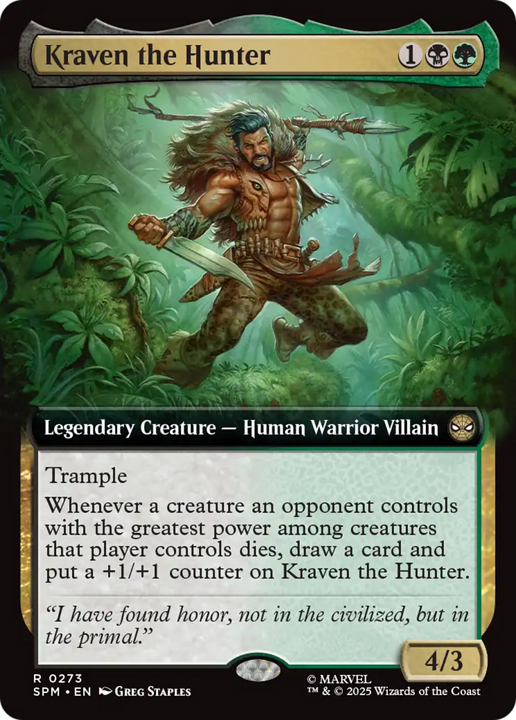 Kraven the Hunter (Extended Art) [Marvel's Spider-Man] | Good Games North