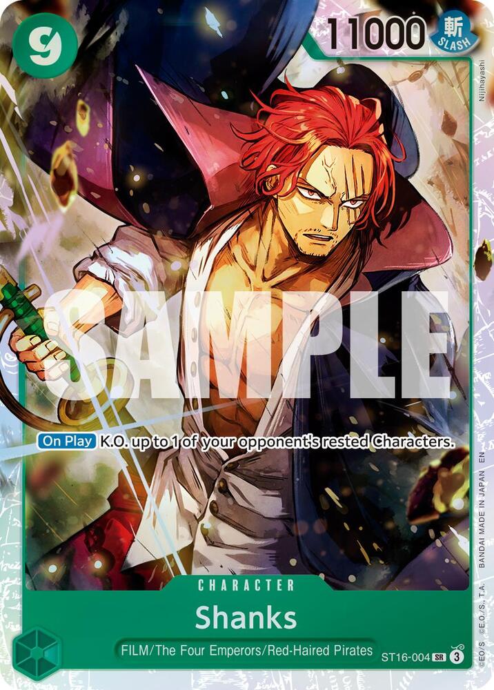 Shanks (Reprint) ST16-004 (Premium Booster -The Best- Vol. 2)  - Foil | Good Games North