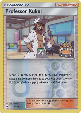 Professor Kukui (128/149) (Regional Championship Promo) [Sun & Moon: Base Set] | Good Games North