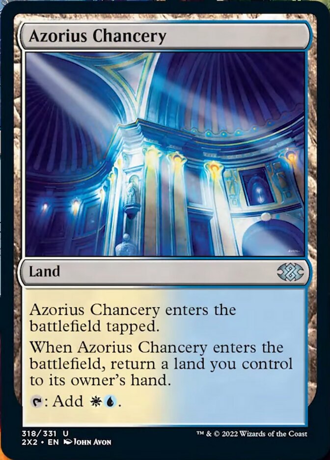 Azorius Chancery [Double Masters 2022] | Good Games North