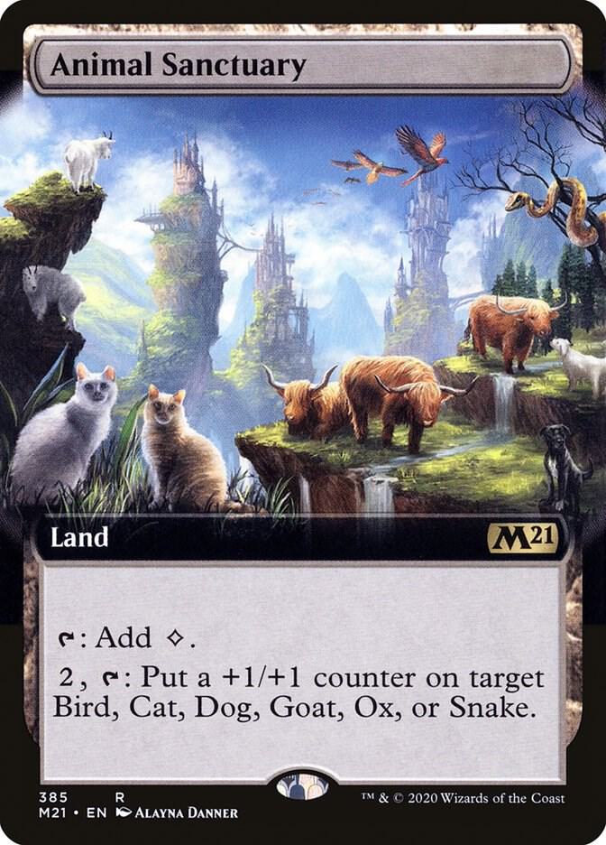 Animal Sanctuary Extended Art (Core Set 2021)  - Foil | Good Games North