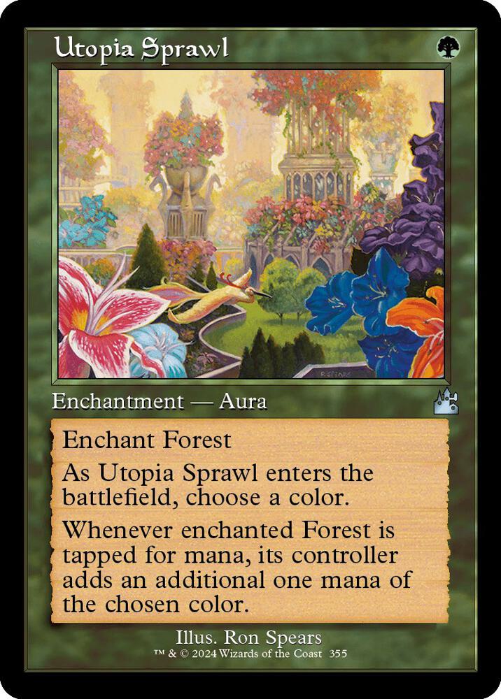 Utopia Sprawl 355/291 (Ravnica Remastered)  - Retro Foil | Good Games North