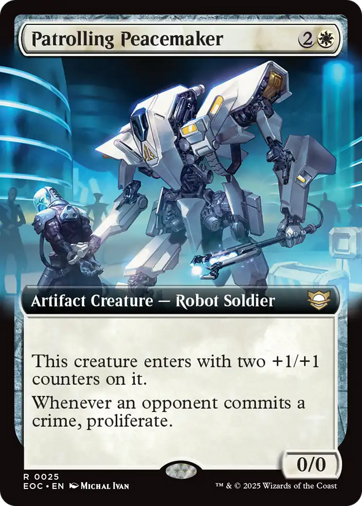Patrolling Peacemaker (Extended Art) [Edge of Eternities Commander] | Good Games North