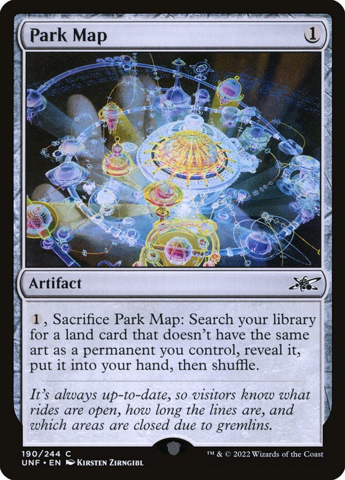 Park Map 190/244 (Unfinity)  - Foil | Good Games North