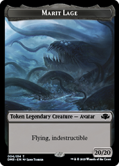 Zombie // Marit Lage Double-Sided Token [Dominaria Remastered Tokens] | Good Games North