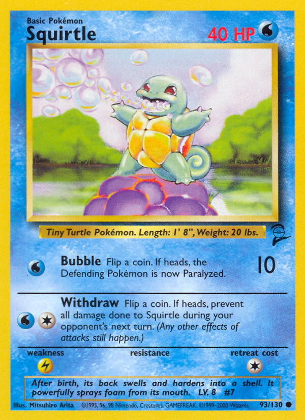 Squirtle (93/130) [Base Set 2] | Good Games North