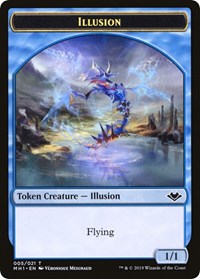 Illusion // Bear Double-Sided Token [Modern Horizons Tokens] | Good Games North