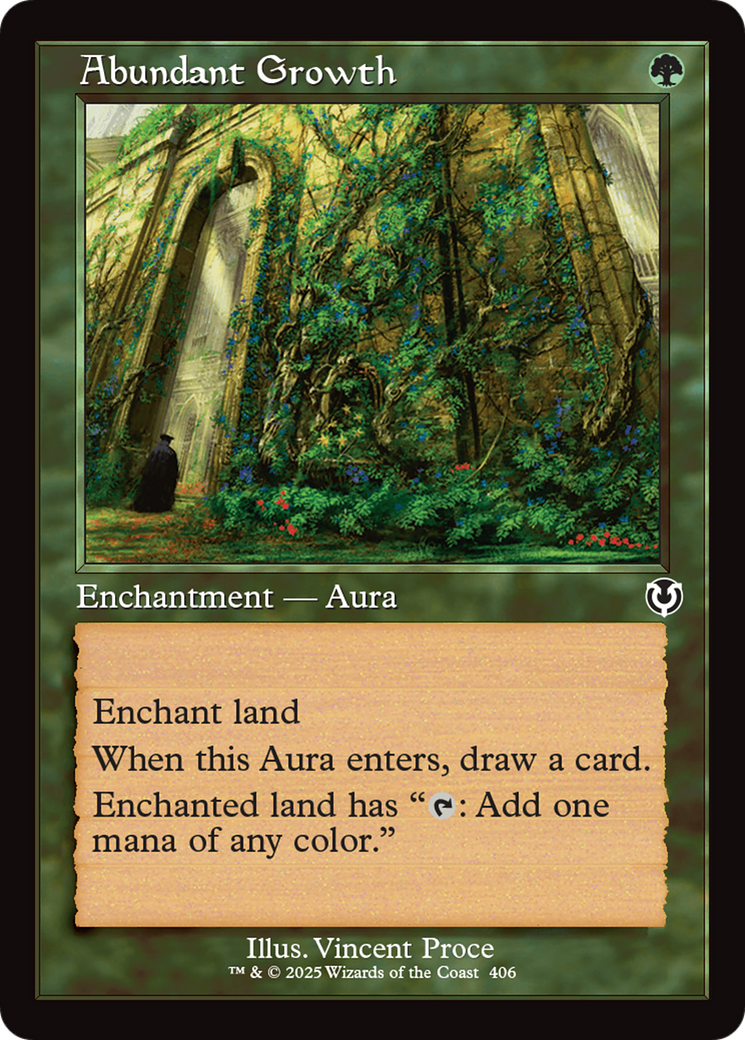 Abundant Growth (Retro Frame) [Innistrad Remastered] | Good Games North
