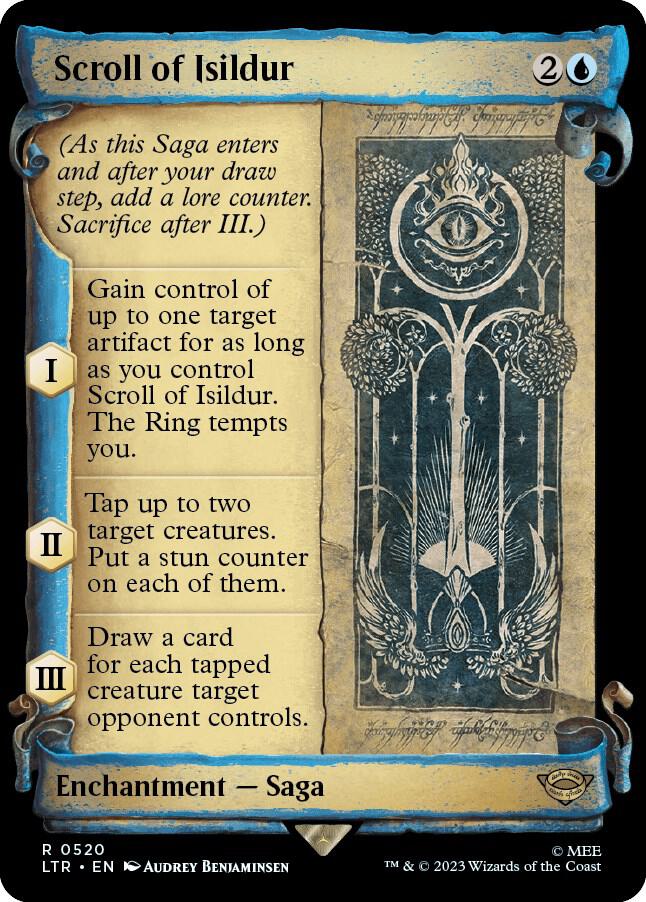 Scroll of Isildur 520/281 (Universes Beyond: The Lord of the Rings: Tales of Middle-earth)  - Showcase Scroll | Good Games North
