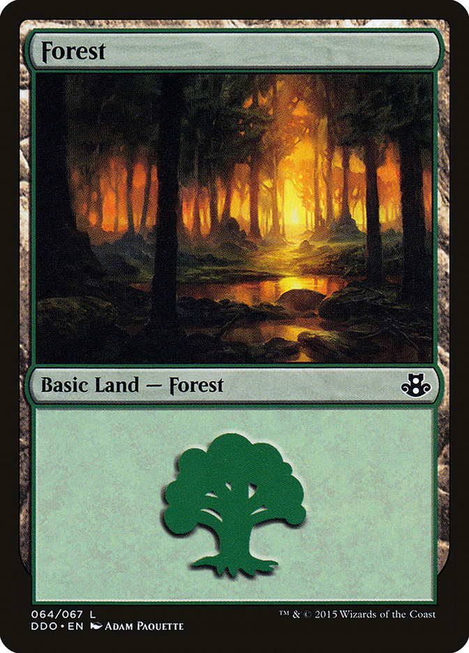 Forest (64) [Duel Decks: Elspeth vs. Kiora] | Good Games North