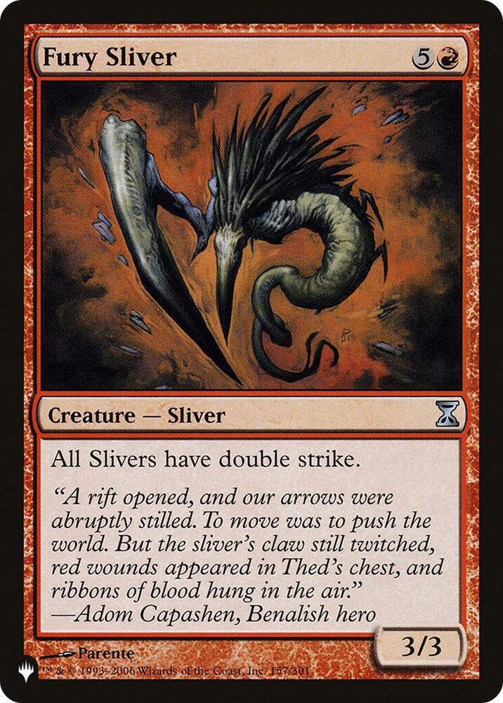 Fury Sliver (The List Reprints)  | Good Games North