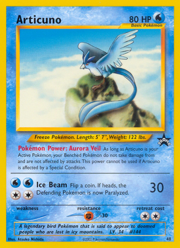 Articuno (48) [Wizards of the Coast: Black Star Promos] | Good Games North