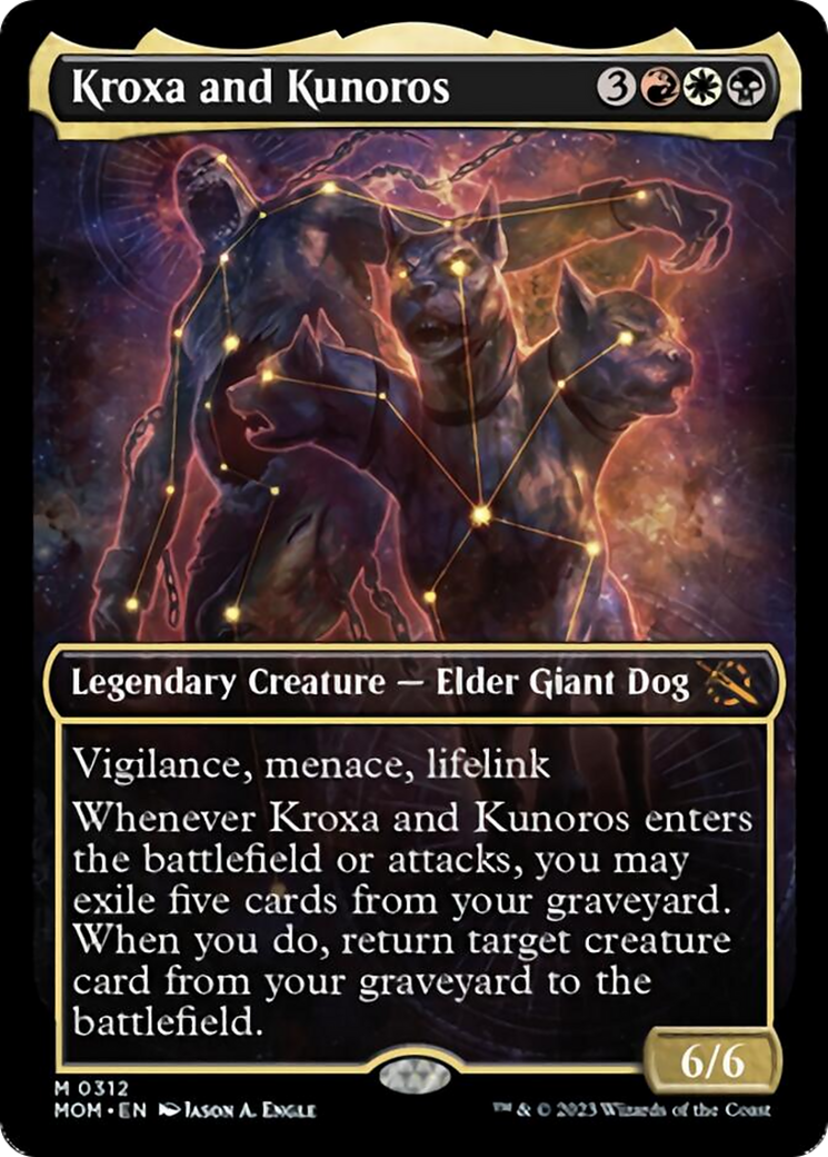 Kroxa and Kunoros (Showcase Planar Booster Fun) [March of the Machine] | Good Games North
